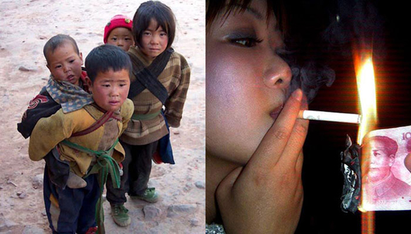 Chinese poverty and inequality - the 100 yuan cigarette lighter